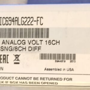 IN ANALOG VOLT 16CH SNG/8CH DIFF  - IC694ALG222-FC - 8944819 2510